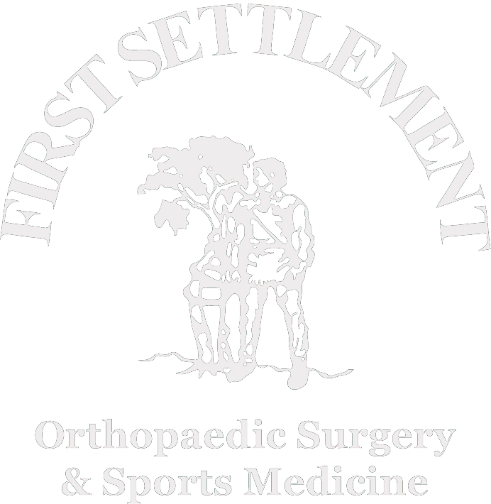 Orthopaedics Sports Medicine emblem logo with medical icon and surgery text